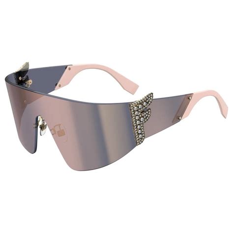 fendi women's ff-0382-s-035j-0j fashion 99mm pink sunglasses|Fendi Women's Sunglasses FF.